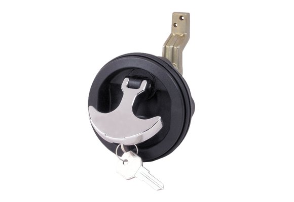 Luiksluiting met verchroomde handel en huis van kunststof