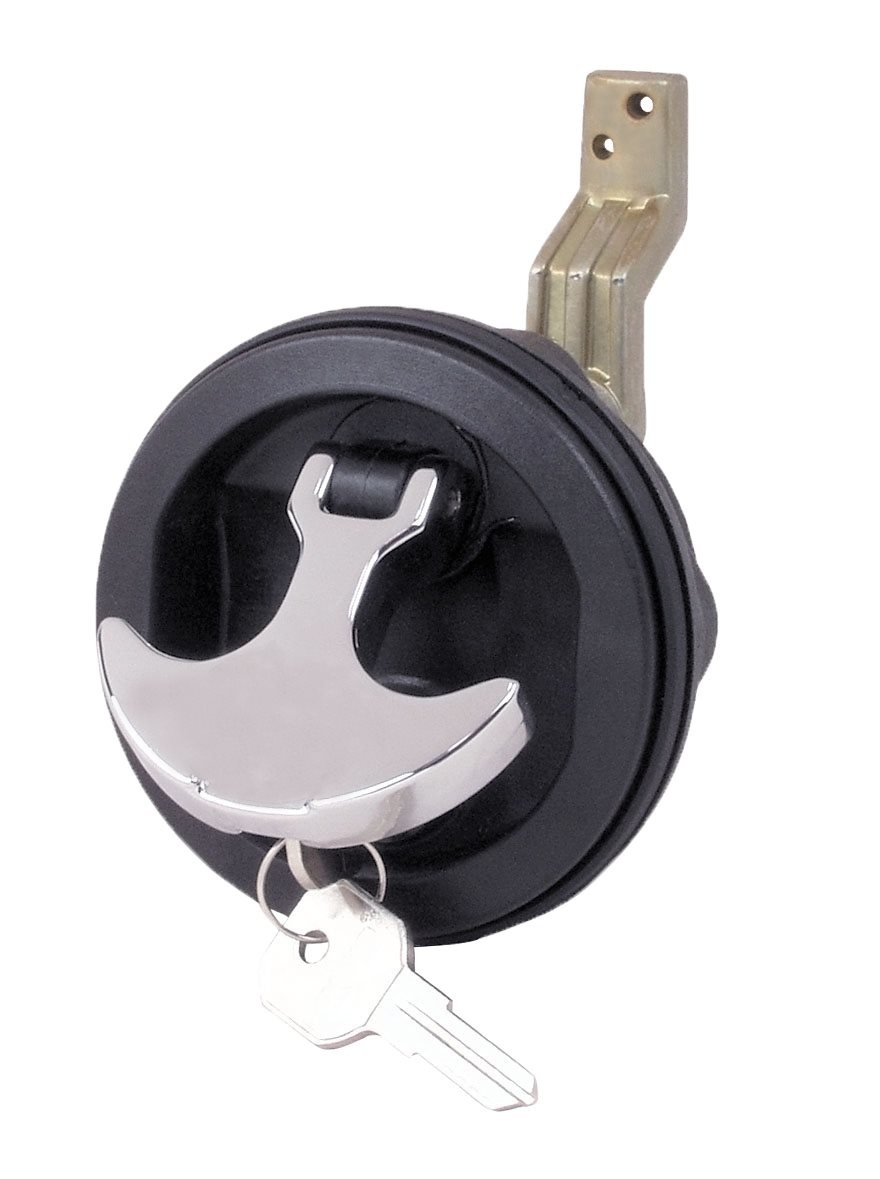 Luiksluiting met verchroomde handel en huis van kunststof