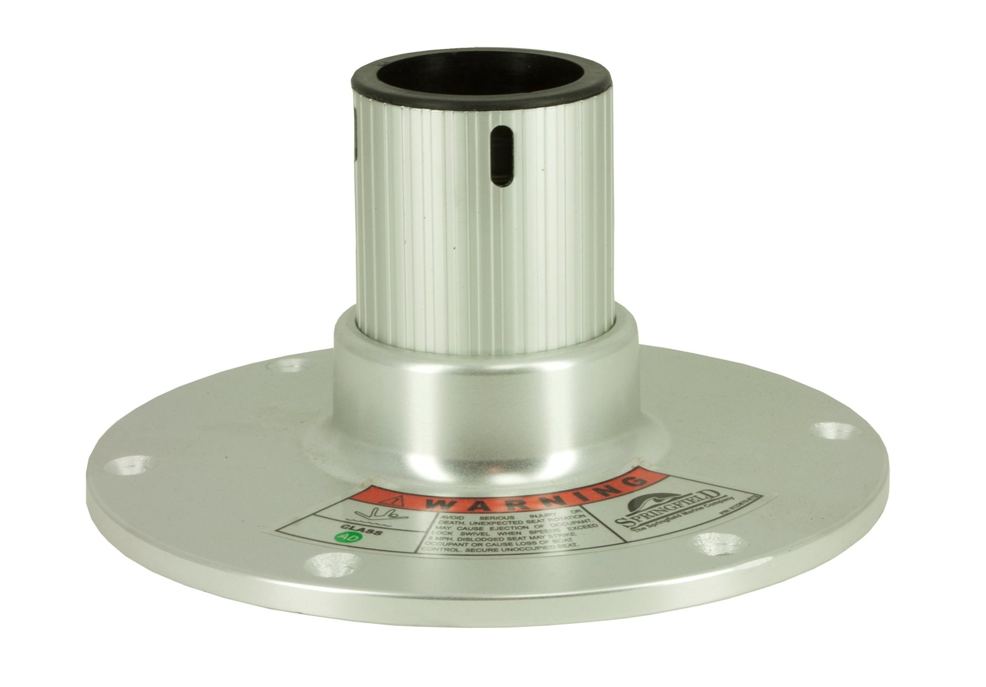 Allpa Regatta stoelpoot vast extra laag: H=114mm voetplaat Ø229mm