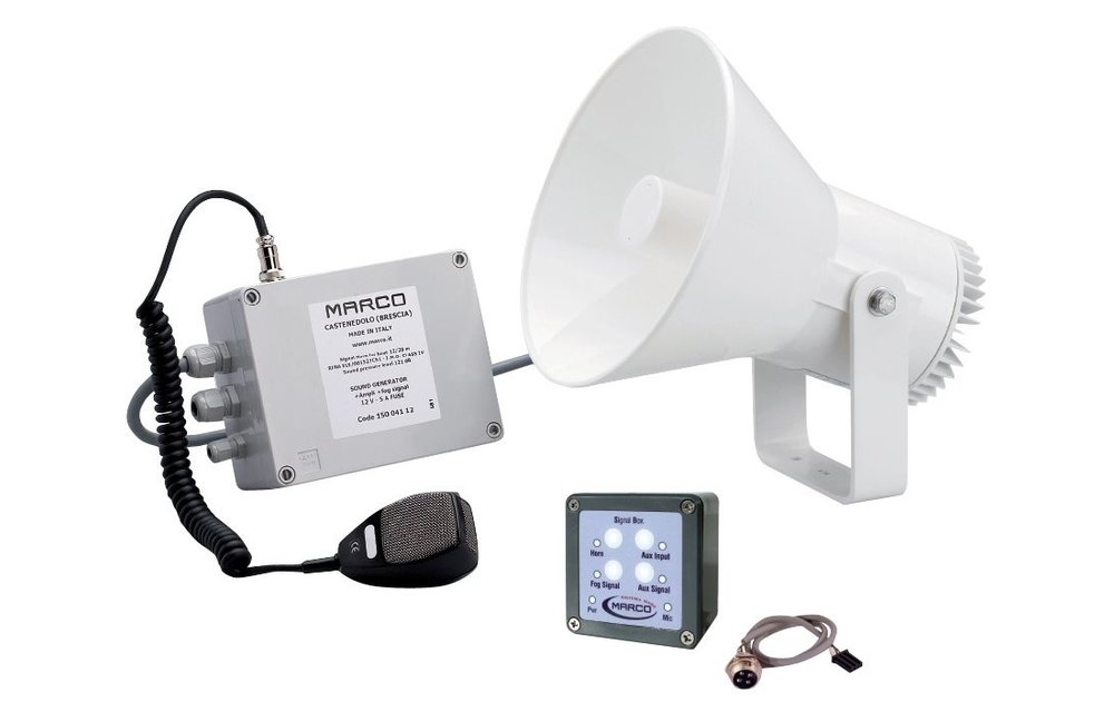 Allpa Waterdichte (IP67) luidsprekerinstallatie 24V met RVS steun met keur
