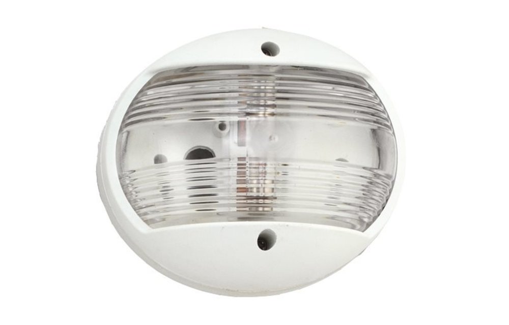 Allpa LED-Positielantaarn toplicht 8-30V LED 1W 225° 3NM wit kunststof huis met heldere lens