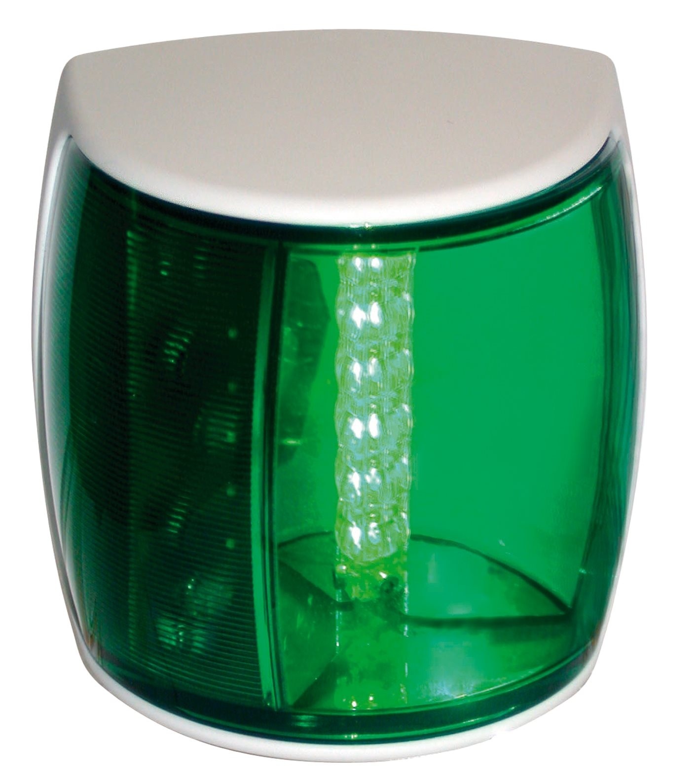 Hella NAVILED-PRO Stuurboordlantaarn 9-33V 112.5º BSH-2NM wit huis met groene lens