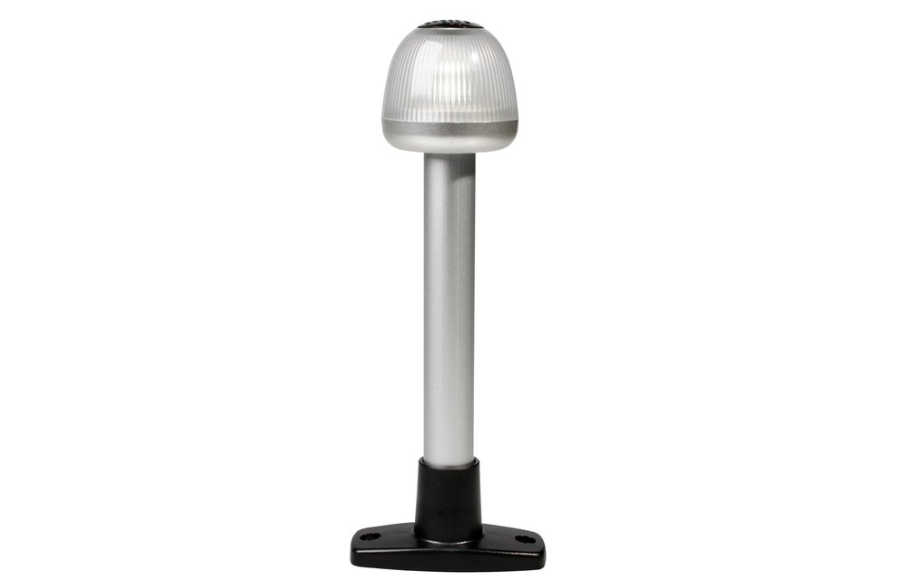 Hella NAVILED Toplicht wit-rondschijnend 9-33V 360° 2NM zwarte voet op Aluminium Stang