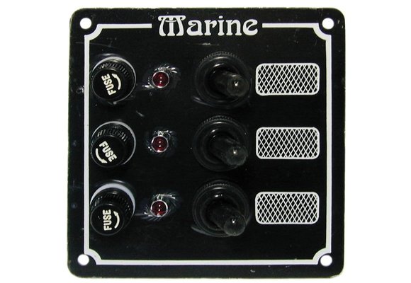 Allpa Aluminium schakelpaneel 12V verticaal