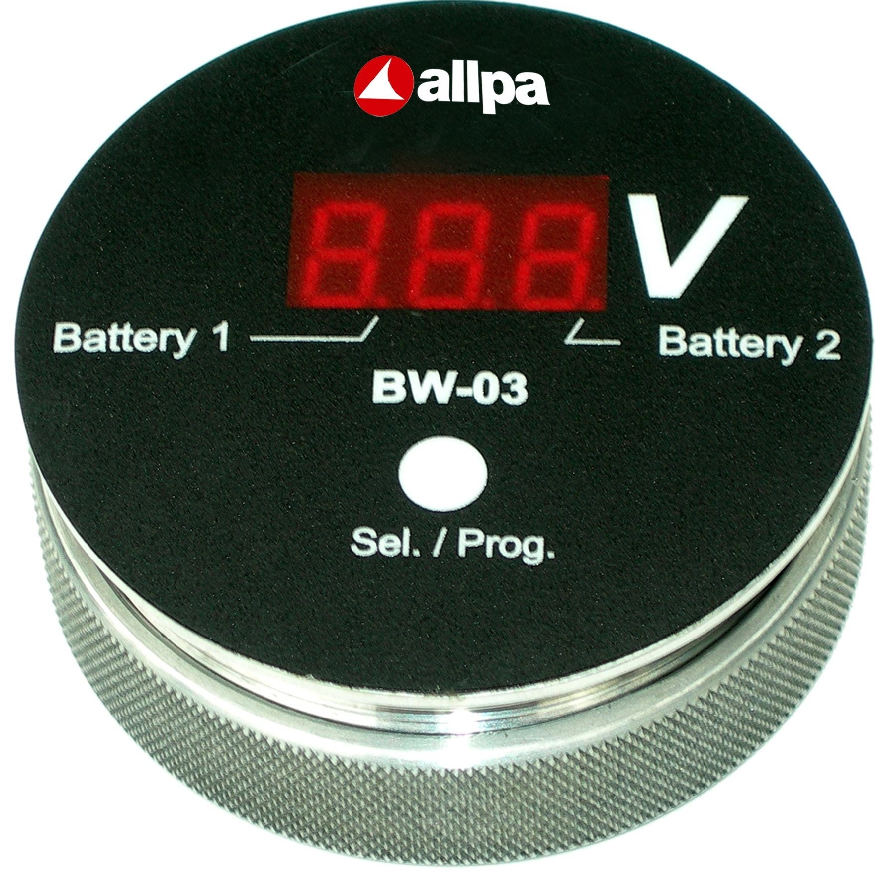 Allpa Battery watch monitor BW-03 slimme spanningsmeter voor meerdere Accu's display: rood