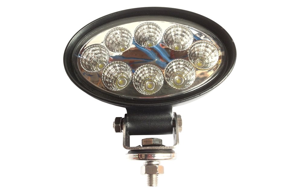 Allpa LED Dek- & Zalinglicht  8-30V  LED 8x3W  aluminium huis met verstelbare RVS-montagebeugel