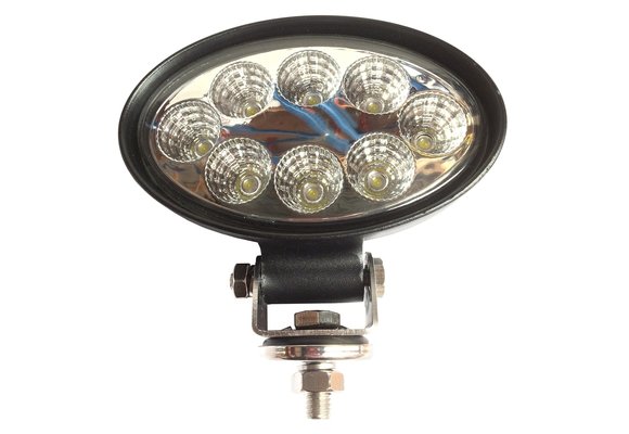 Allpa LED Dek- & Zalinglicht  8-30V  LED 8x3W  aluminium huis met verstelbare RVS-montagebeugel