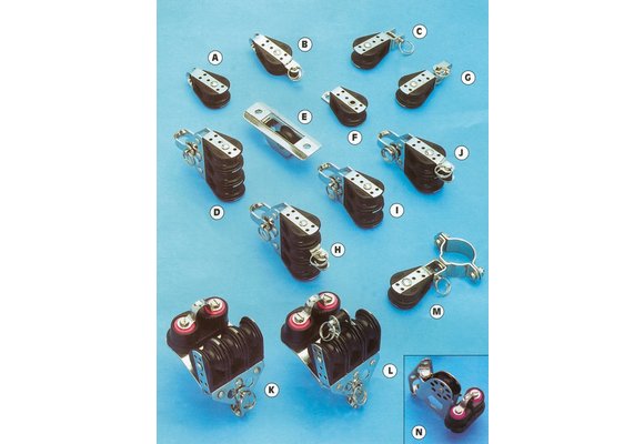 (A) Allpa Kunststof enkelschijfsblok