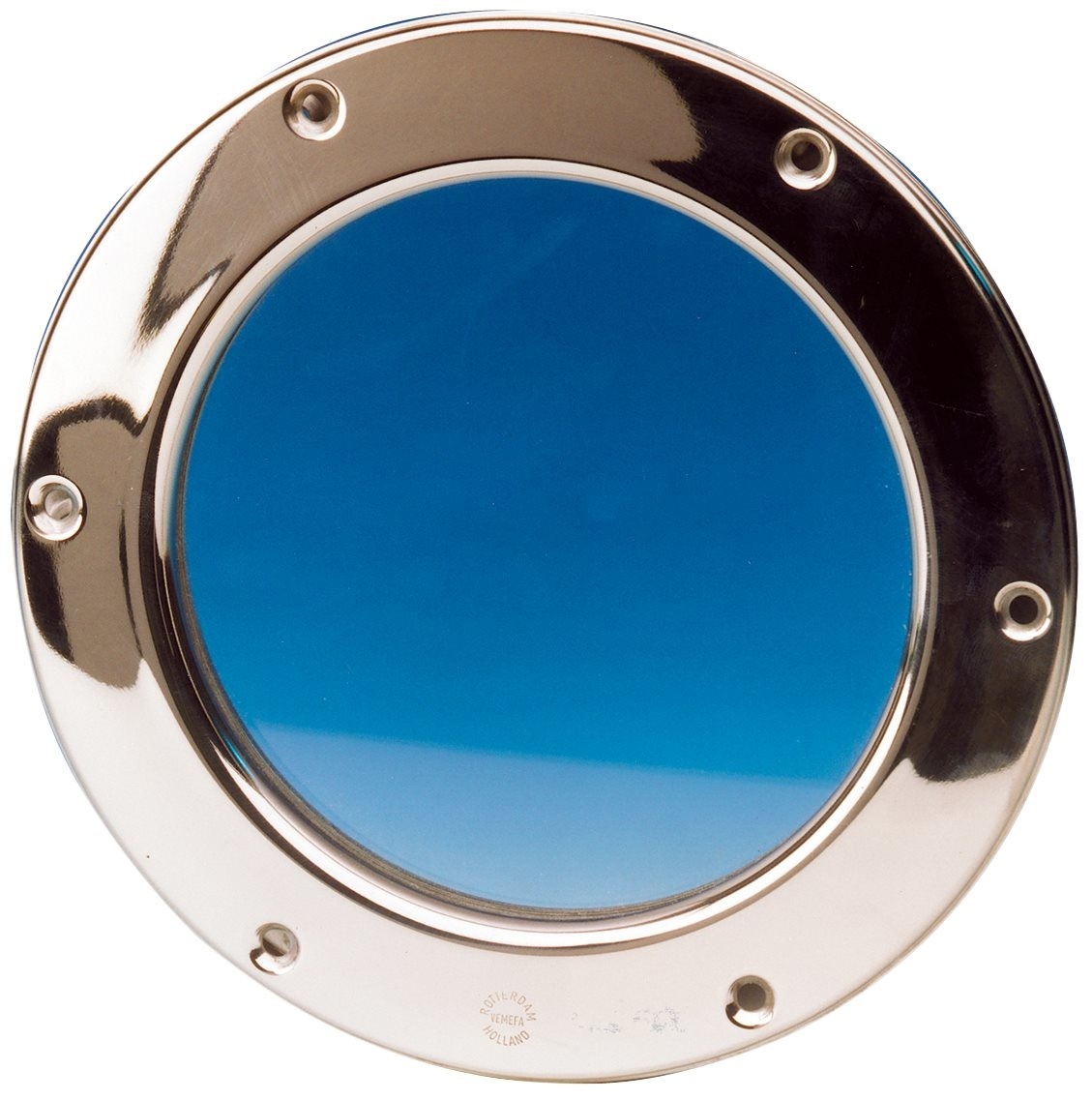 Allpa RVS Patrijspoort  Ø190mm  vast model met gehard glas  gatmaat Ø141mm