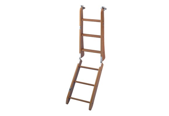 Allpa Houten Zwemtrap  3+3-treden met anti-slip