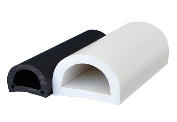 Allpa PVC stootlijst  dock 60  B=60mm  zwart; per rol van 16Mtr