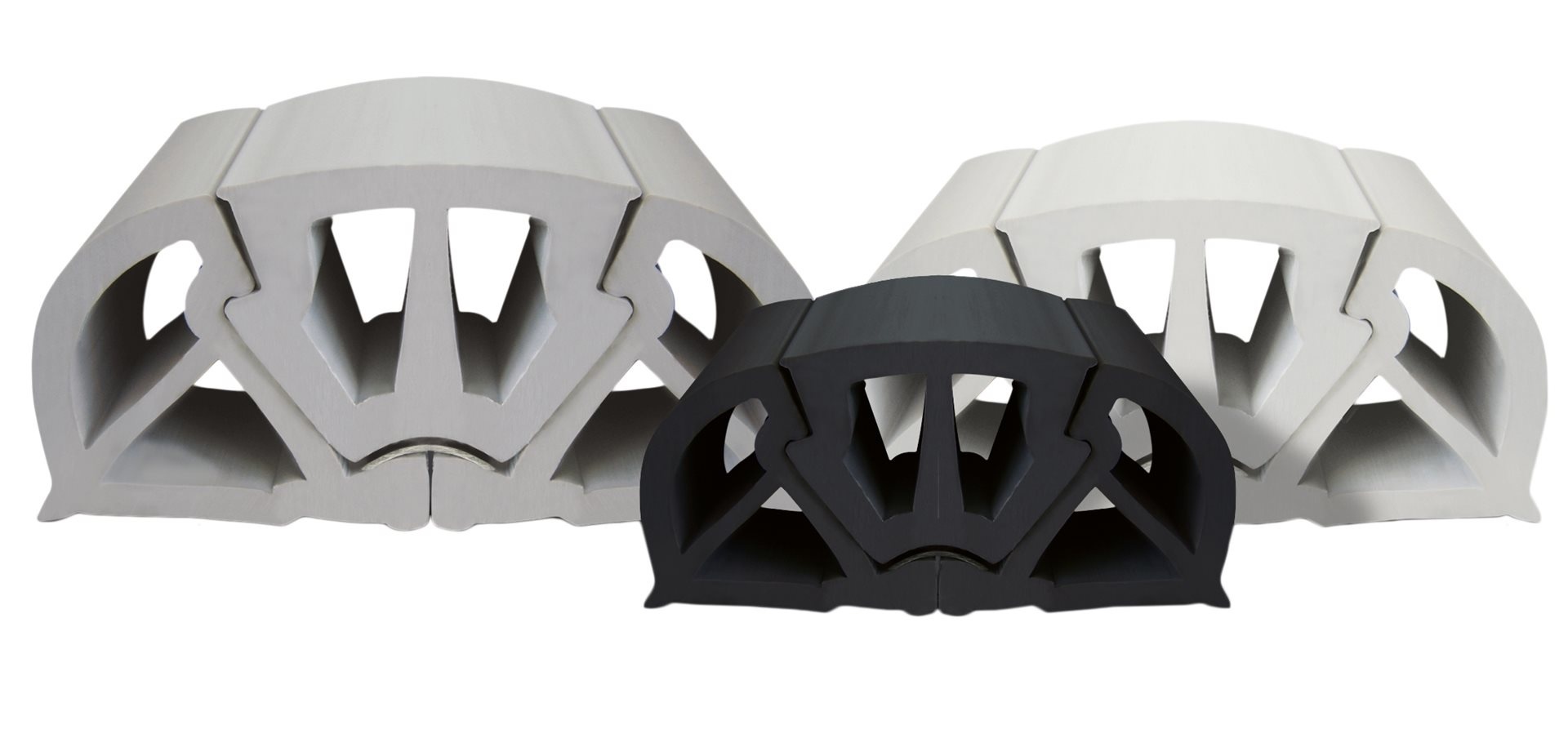 Allpa PVC stootlijst  "BUMPER"  B=125mm  zwart (min. order 12m)