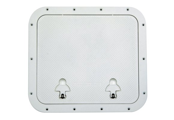 Allpa Aluminium Luik  buitenmaat 510x460mm  gatmaat 393x446mm  onbehandeld Aluminium