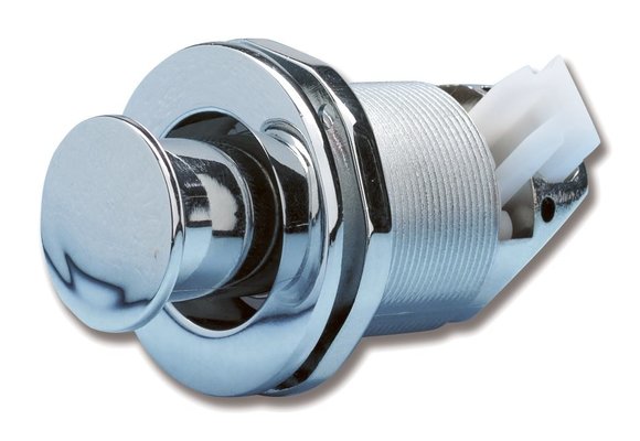 Allpa Verchroomde drukknopsluiting voor kastdeurtjes