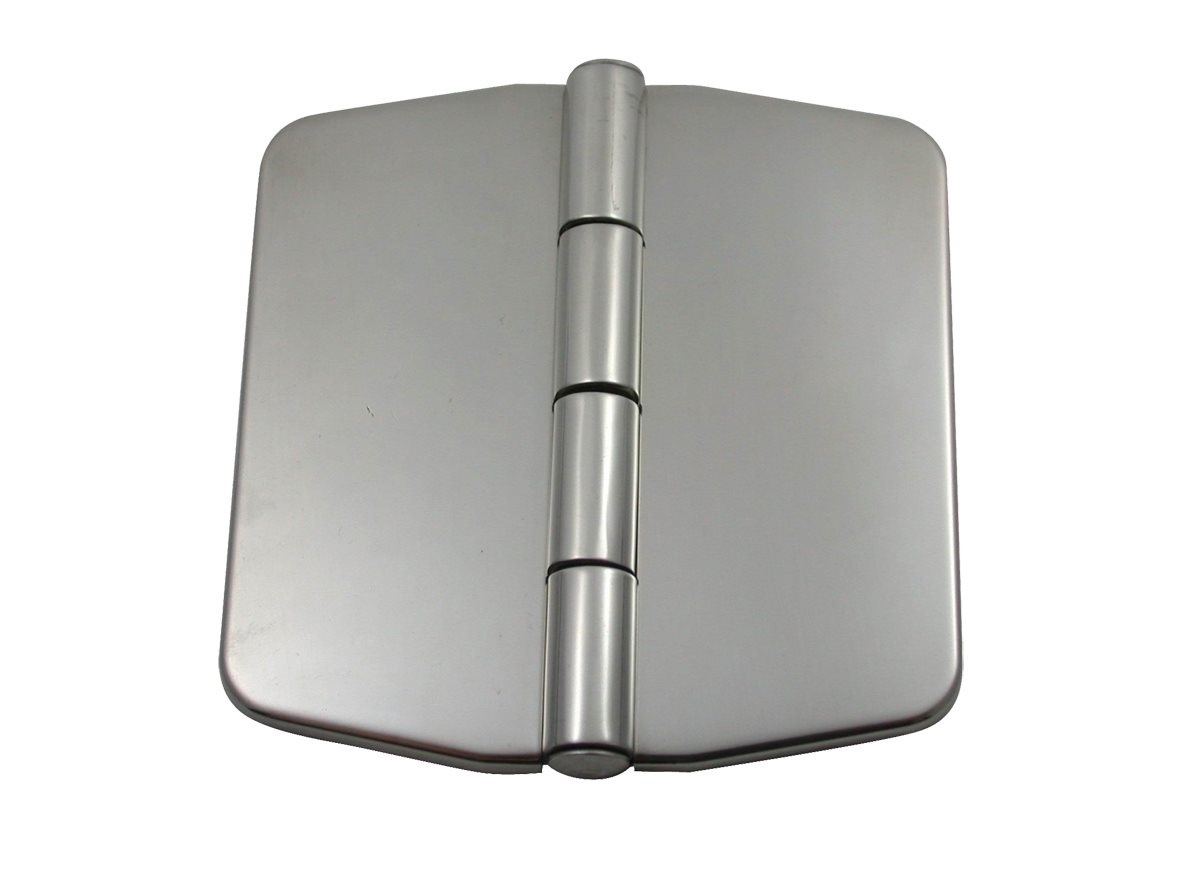 Allpa RVS Afgedekt scharnier verzonken 75x75x2mm