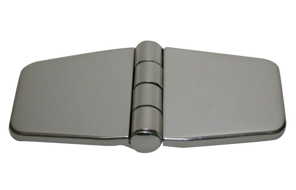 Allpa RVS Afgedekt kastdeurscharnier 76x37x2mm