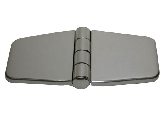 Allpa RVS Afgedekt kastdeurscharnier  76x37x2mm