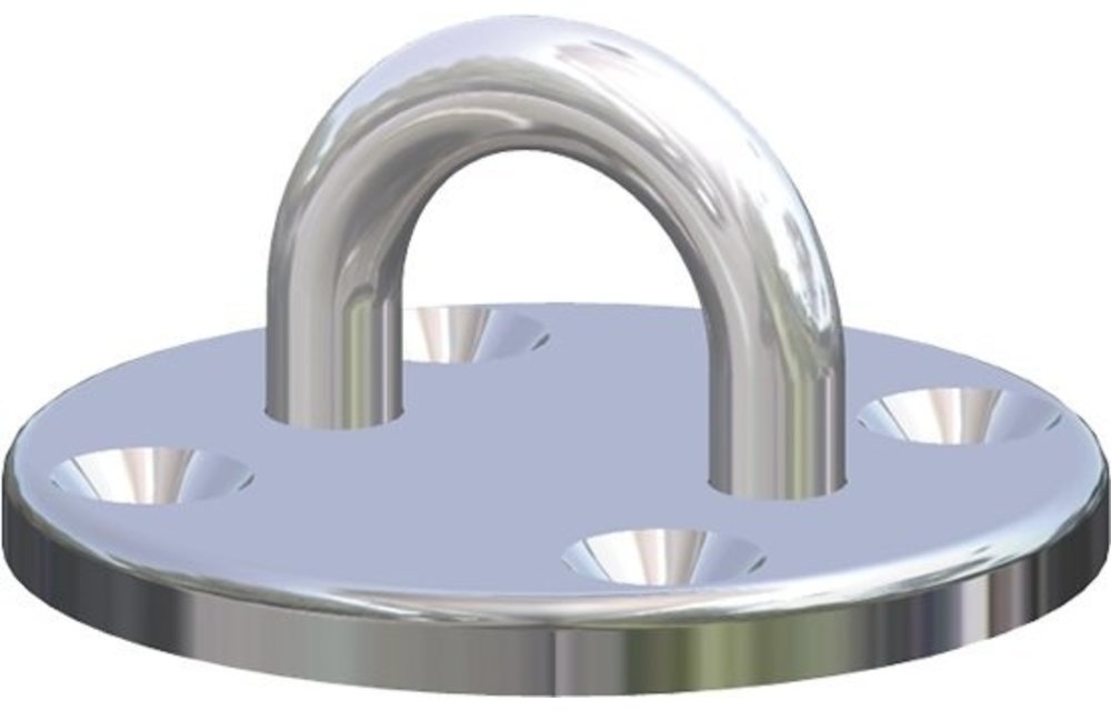 Antal RVS PAD-Eye voor block serie OPF-70