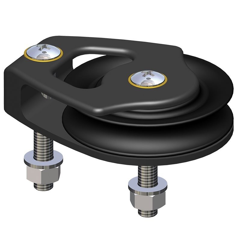 Antal Aluminium block serie OPF-70  kogelgelagerd  single foot block