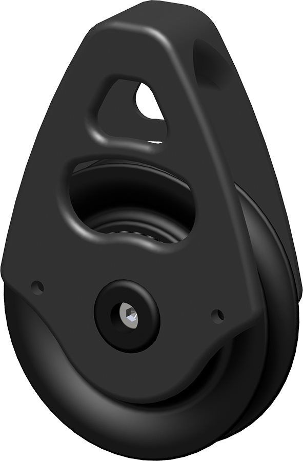 Antal Aluminium block serie OPF-70  kogelgelagerd  simple web block