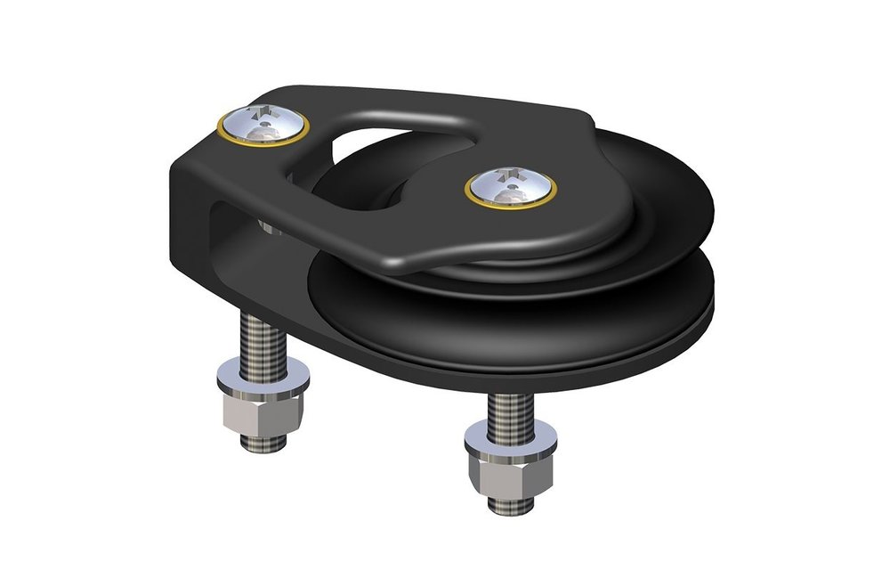 Antal Aluminium block serie OPF-60  kogelgelagerd  single foot block