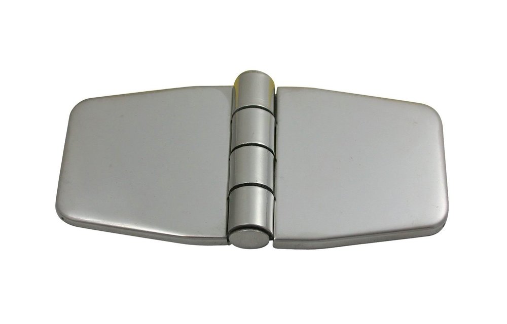 Allpa RVS Afgedekt kastdeurscharnier   76 2x37x2mm
