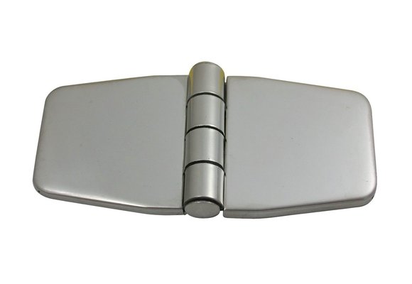 Allpa RVS Afgedekt kastdeurscharnier   76 2x37x2mm