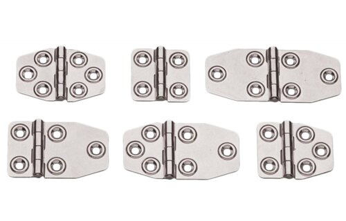 Allpa RVS Scharnier  44x45mm  Ø5mm (B)