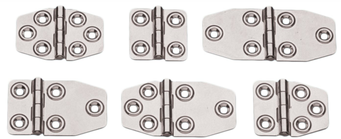 Allpa RVS Scharnier 44x45mm Ø5mm (B)