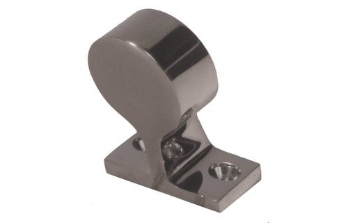 Railingeindstuk  RVS  120°  Ø25 4mm  Hoogte 56mm