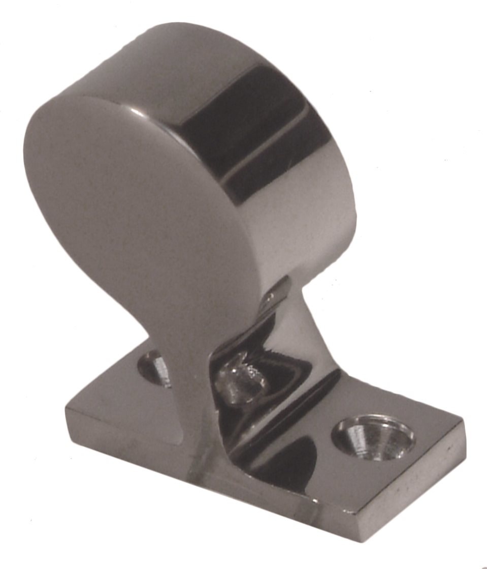 Railingeindstuk  RVS  120°  Ø25 4mm  Hoogte 56mm