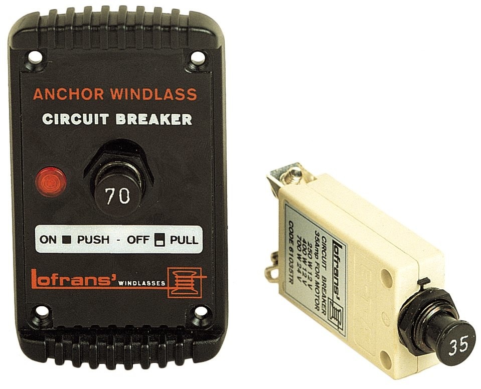 Lofrans windlasses Thermomagnetische zekering  70A