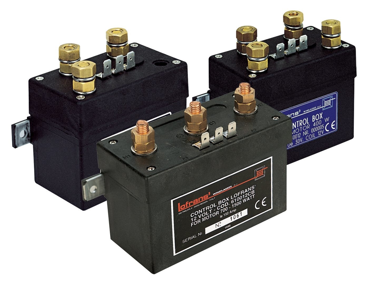 Lofrans windlasses Relaisbox 24V/80A  500-2300W  4-polig  waterdicht