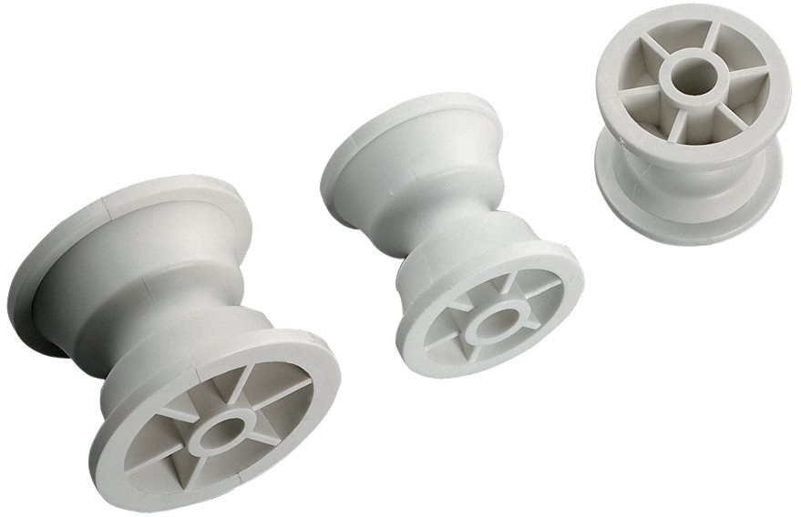 Allpa Losse nylon rol voor ankerrol  Ø70mm  B=62mm  pen Ø12mm