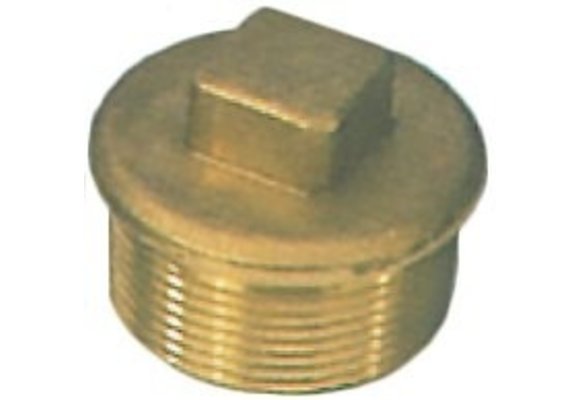 Allpa Messing eindstop  1-1/2