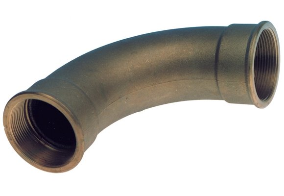 Allpa Messing 45º bocht  2  binnendraad