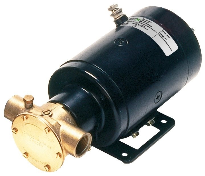 Johnson Pump zelfaanzuigende impellerpomp F5B-19  12V  55l/min  aansluiting 3/4 BSP