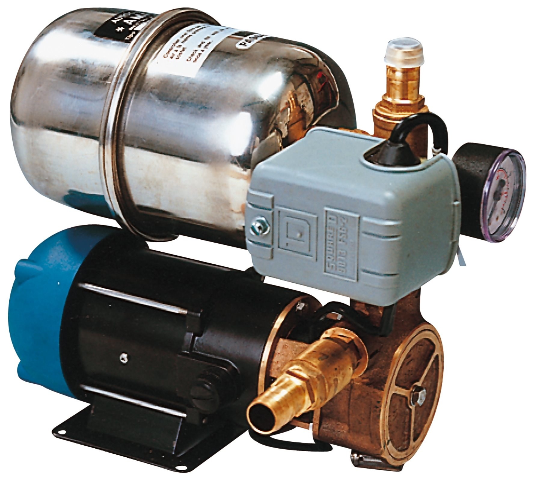 INOX 66B Waterdruksysteem – RVS ketel – Bronzen pomp