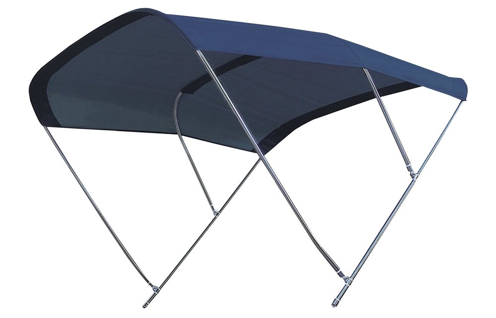 Allpa zonnetent model Biminox 215x215x140cm navy; RVS-Beugels