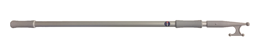 Allpa Aluminium telescopische bootshaak met kunststof haak L=1300-2100mm