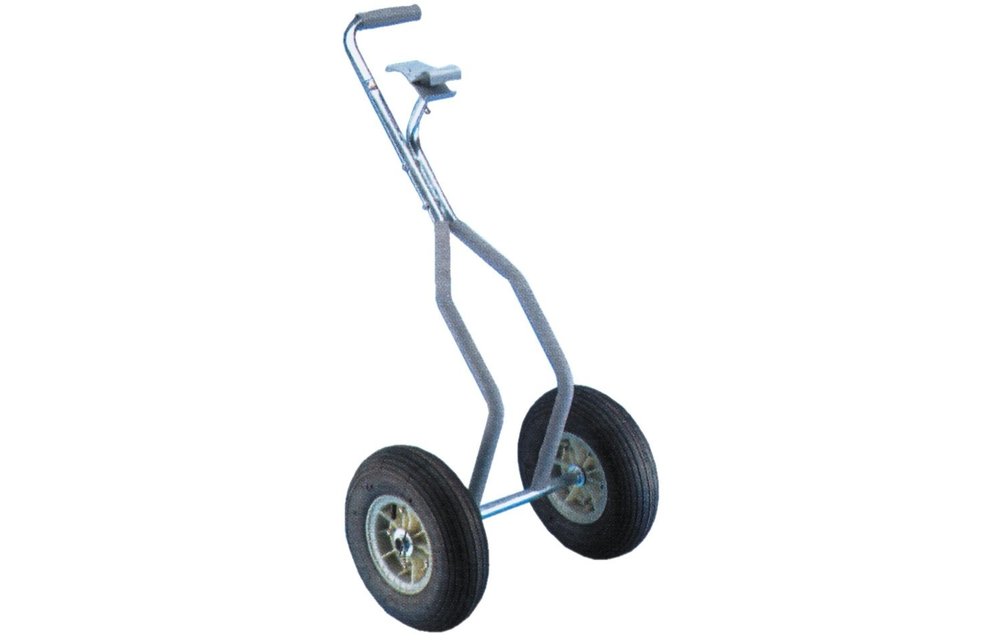 Allpa RVS trolley voor vervoer van rubberboot (voor bevestiging aan boeghandgreep)