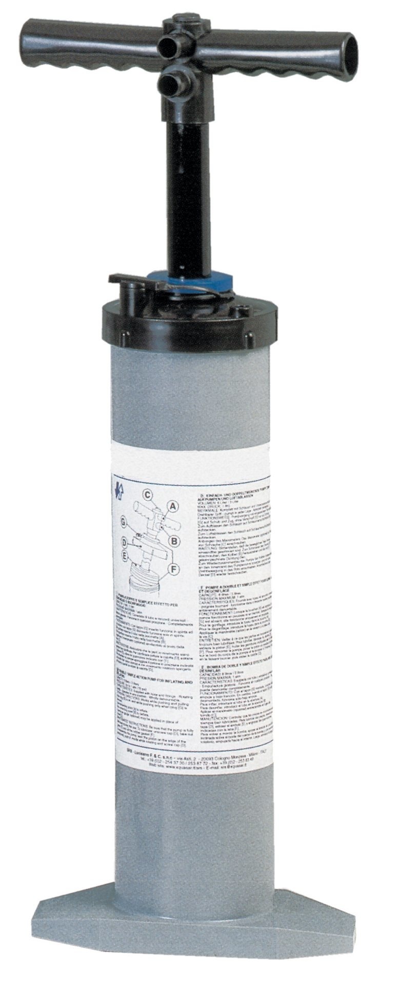 Allpa Dubbelwerkende luchtpomp Super type 6-3 (6l)