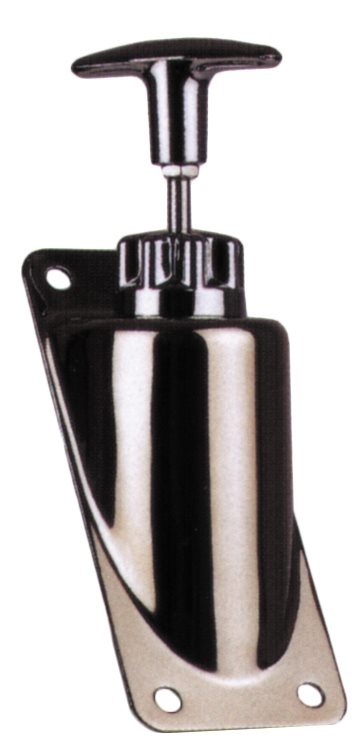 SeaStar T-Handle (DC)  verchroomd  voor schotmontage stopkabel