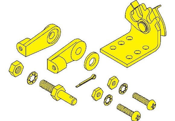 Allpa Universele Parallel aansluitkit voor schakel/gaskabel