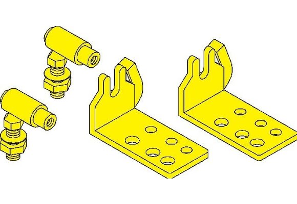 Allpa Universele aansluitkit voor schakel/gaskabel