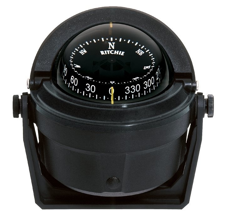 Ritchie Kompas model Voyager B-81  12V  beugelkompas  roos Ø76 2mm / 5º  zwart