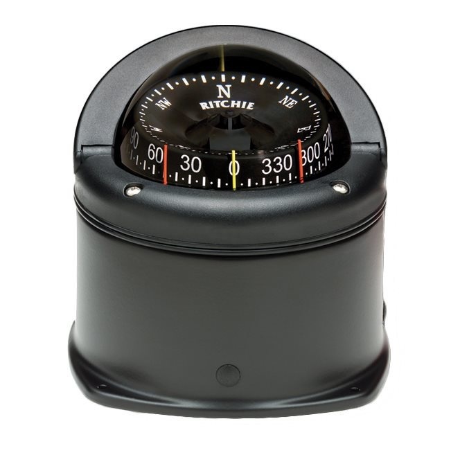 Ritchie Kompas model Helmsman  HD-745  12V  opbouwkompas  roos Ø93 5mm / 5º  zwart