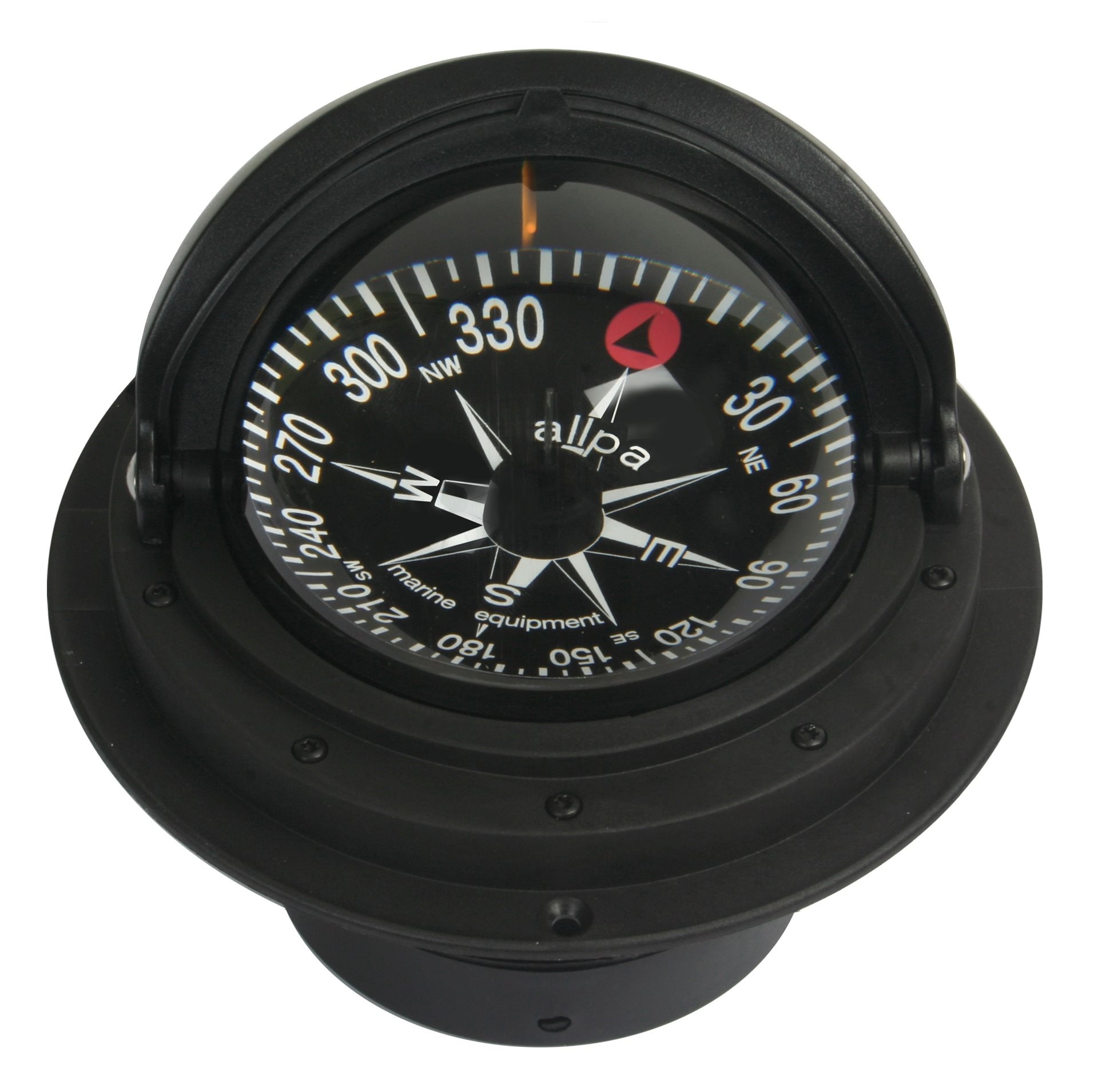 Allpa Kompas model eXtreme 4 inbouwkompas 12/24V roos Ø100mm / 5º
