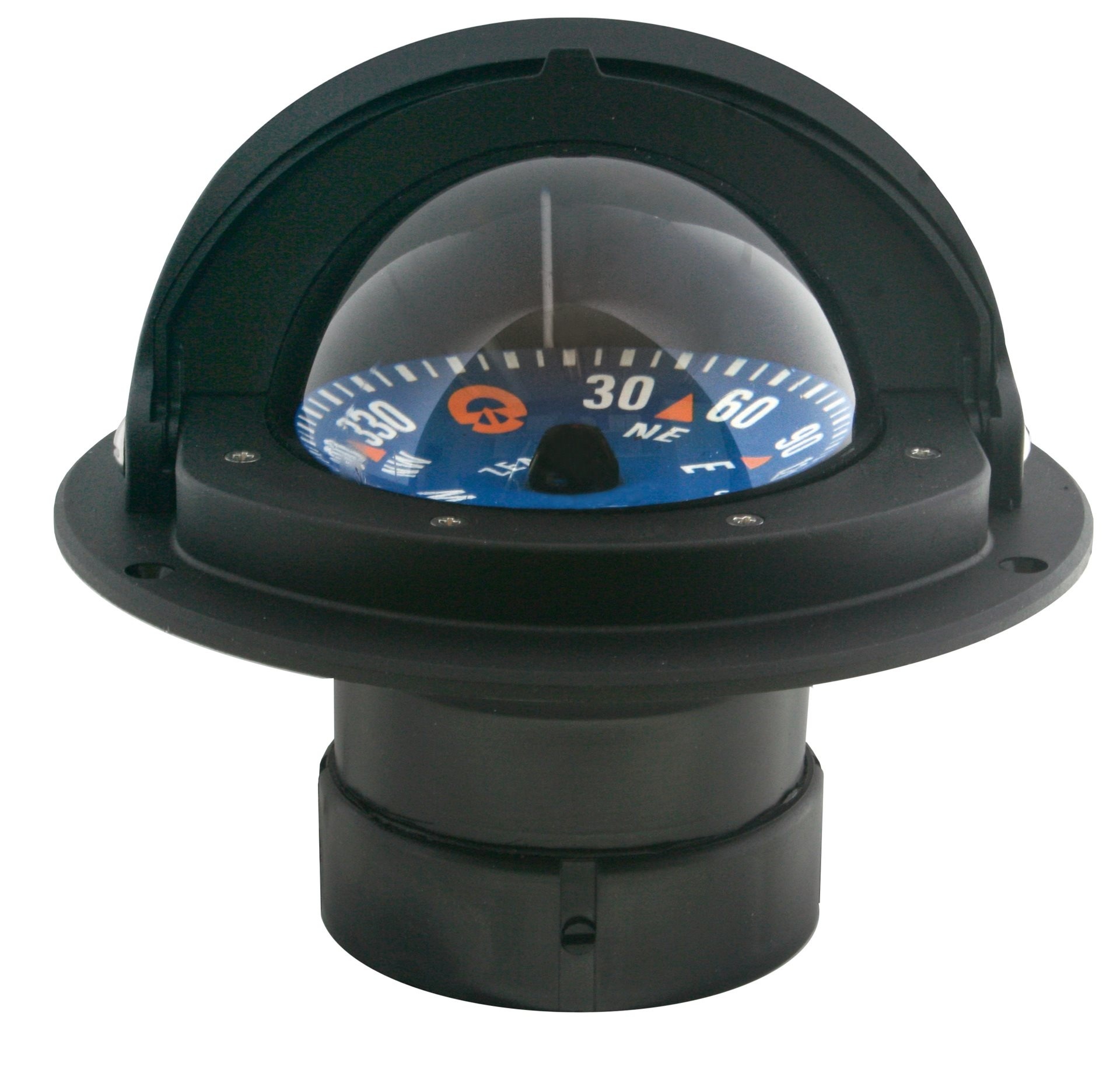 Allpa Kompas model 'eXtreme' inbouwkompas 12V roos Ø80mm (3) / 5º