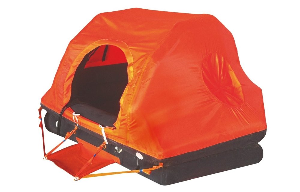 Allpa Coastal Reddingsvlot ISO 9650-1 4-persoons in container (zelfoprichtend)